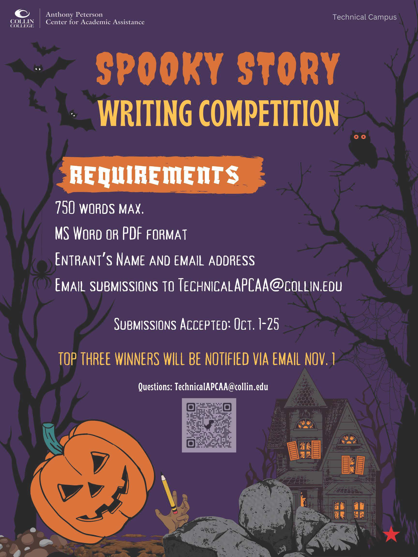 Spooky Story Writing Competition