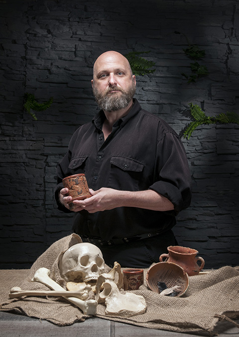 Dr. Keith Eppich, an adjunct professor at Collin College, spends his summers in the Guatemalan jungle excavating the El Perú Waka’ archeological site.   Photo by Nick Young, Collin College photographer