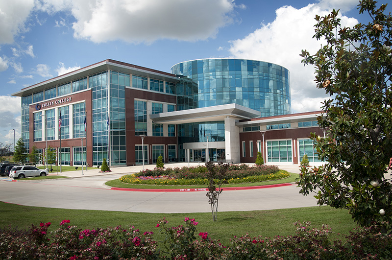 Exterior of the Collin Higher Education Center